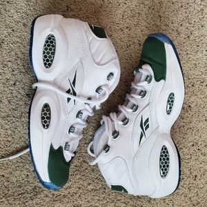 Reebok Question Mid Iverson White Green